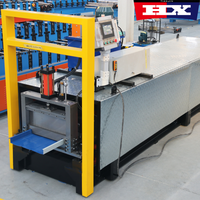 Machine de formage à froid HX à joint debout Kr24 réglable pour toitures et murs en acier coloré, épaisseur de laminage 0,3-1 mm