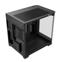 Lovingcool Fabricant Nouveau boîtier de processeur Boîtier de PC de bureau noir RGB Gamer Cabinet Gaming Pcs Boîtiers et tours d'ordinateur Boîtiers de jeu PC