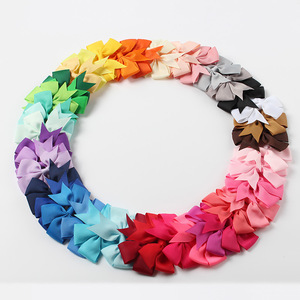 Pinces à cheveux en gros grain pour fille, ruban solide, épingles à cheveux Boutique, pince à cheveux, accessoires pour cheveux d'enfants - Product Image 6