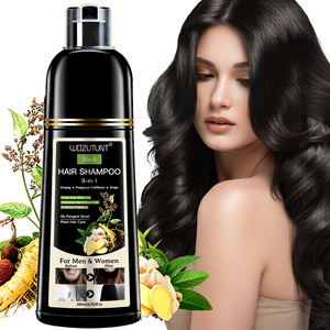 Shampooing Naturel Noir en Gros pour Couvrir <span class=keywords><strong>les</strong></span> Cheveux Gris et Blancs, Teinture Magique pour Cheveux, Shampooing Colorant, Marque Privée ODM - Product Image 1