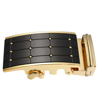 Ceinture en cuir pour homme avec boucle automatique à cliquet de 3,5 cm de large, personnalisable avec logo, vente en gros