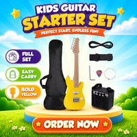Kit de guitare électrique pour enfants débutants, taille mini, instrument de musique avec amplificateur et accessoires pour enfants