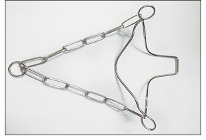 <span class=keywords><strong>Collar</strong></span> de Adiestramiento para Perros de Acero Inoxidable, Estilo Chino, Patrón Monocromático, Cadena para Exhibición en Competencias, para Uso en Arenas - Product Image 6