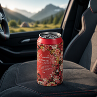 Carmate 2026 – Parfum de voiture solide sans alcool, longue durée, désodorisant, éliminateur de formaldéhyde, parfum floral fruité