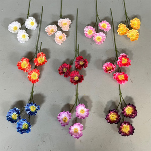 Fleurs de pavot artificielles, couleurs mélangées, bouquet en soie, décorations de mariage, accessoires de photographie en extérieur, décoration de la maison, réutilisables - Product Image 2
