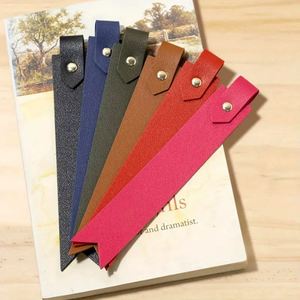 YY Durable PU Leather Soft Colorful <b>Bookmark</b> for Textbooks Concise Fashion Notebook Modern <b>Bookmark</b> Gift for Read Lovers - Product Image 1