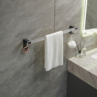 Ensemble de porte-serviettes de salle de bain Cintre pour serviettes de toilette Crochet pour étagère Porte-serviettes mural Ensembles de porte-mouchoirs