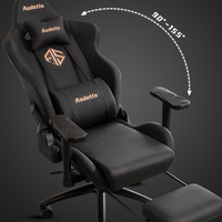 Chaise ergonomique réglable Chaise de jeu Chaise de bureau d'ordinateur de course en cuir à dossier haut bjflamingo