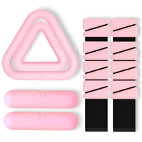 Ensemble d'haltères durables pour femmes Duolite pour la remise en forme à domicile, le yoga, la musculation, la marche, en acier et silicone, 7/10 livres, couleurs personnalisables