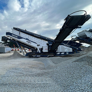 Installation de concassage de pierre mobile à cône sur chenilles de 100 à 200 tph pour le calcaire - Product Image 1