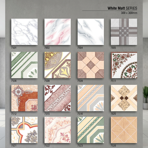 Vistaar Brand 12x12 300x300mm Carreaux de mur et de sol rectifiés en céramique émaillée imprimée à jet d'encre Fourniture d'usine indienne - Product Image 3