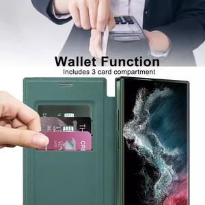 <span class=keywords><strong>เคส</strong></span>หนังพลิกได้ ชุบเคลือบแม่เหล็ก รองรับการชาร์จแบบไร้สาย ป้องกันการตกกระแทก สำหรับ iPhone 17 16 Pro Max Samsung S25 Ultra - Product Image 4