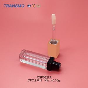 Conteneur de baume à lèvres carré en PETG de luxe personnalisé avec bouchon à vis, conteneur cosmétique en plastique pour gloss à lèvres 7 ml avec étiquettes, tubes pour gloss à lèvres - Product Image 3