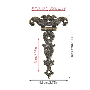 Bisagra <span class=keywords><strong>de</strong></span> aleación <span class=keywords><strong>de</strong></span> zinc y bronce vintage, accesorio <span class=keywords><strong>de</strong></span> cocina y hogar <span class=keywords><strong>de</strong></span> estilo europeo <span class=keywords><strong>para</strong></span> caja <span class=keywords><strong>de</strong></span> <span class=keywords><strong>madera</strong></span> y accesorios <span class=keywords><strong>de</strong></span> caja <span class=keywords><strong>de</strong></span> regalo <span class=keywords><strong>de</strong></span> dormitorio - Product Image 3