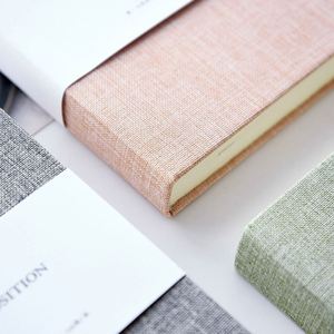 Cuaderno de Lino Personalizado con Tapa Dura, Mini Libretas de Negocios, Útiles Escolares, Diario Elegante, Cuaderno Bonito de Buena Calidad - Product Image 2