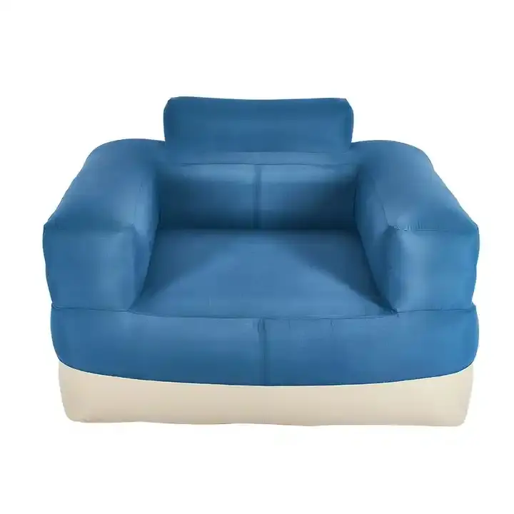 Taşınabilir ve katlanabilir Pvc piknik kamp mobilya akın şişme sandalye açık hava kanepe şişme Sofa