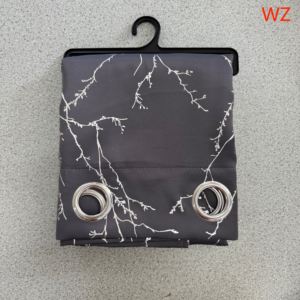 Thanh lịch vàng lá 100% polyester Grommet màn rèm lót cho nhà khách sạn sử dụng phong cách Mỹ cho khu dân cư thương mại - Product Image 4