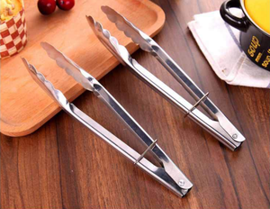 Alta qualità in acciaio inox BBQ strumento di metallo cibo Tong per cucina all'aperto articoli per Barbecue - Product Image 4