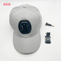 用于Gopro Dji奥斯莫动作和其他动作相机的带有J钩安装螺钉的动作相机帽夹安装棒球帽