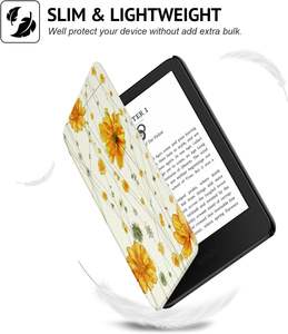 Étui en cuir pour adolescents Design personnalisable à la mode pour Kindle 11th Gen 2022 6 "housse de protection légère veille automatique - Product Image 4