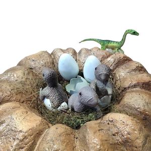 Exposition <span class=keywords><strong>de</strong></span> dinosaures animatroniques du parc des dinosaures Blue Lizard <span class=keywords><strong>de</strong></span> Zigong, bébé dinosaure dans son nid - Product Image 1