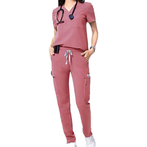 Divisa Ospedaliera Personalizzata per Donne, Completo Infermieristico, Abbigliamento da <span class=keywords><strong>Lavoro</strong></span>, Pantaloni Dritti, Uniforme Medica per Dentisti, Saloni di Bellezza e Infermieri - Product Image 4