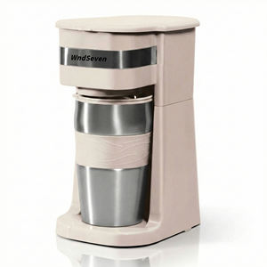 <span class=keywords><strong>Cafetera</strong></span> Eléctrica Moderna de Una Taza con 1 Taza de Viaje de 420 ml de Capacidad para Uso Doméstico - Product Image 1
