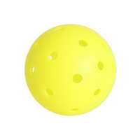 Balle de pickleball en PP rotomoulé de qualité tournoi, 40 trous, haute élasticité, 2 mm d'épaisseur, 26 g, exclusive transfrontalière