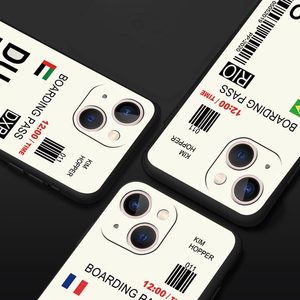 World City Travel ticket New York London LABEL เคสมือถือพิมพ์ซับลิเมชันด้วย UV สำหรับ <span class=keywords><strong>iPhone</strong></span> <span class=keywords><strong>11</strong></span> 12 13 14 15 16 <span class=keywords><strong>PRO</strong></span> <span class=keywords><strong>MAX</strong></span> - Product Image 2