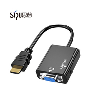 HDMI VGA HD 4K adaptör kablosu yerleştirme istasyonu için SIPU tip-c 2-in-1 dönüştürücü