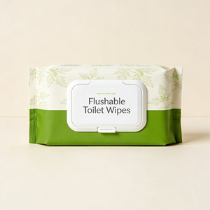 Lingettes humides jetables non tissées, écologiques et biodégradables pour l'hygiène féminine après la toilette, rafraîchissantes - Product Image 1