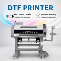Printer DTF LINKO Low Cost 60cm A1, Kit Lengkap Printer Direct to Film, Tinta DTF, Film PET, Bubuk untuk Kustomisasi Pakaian