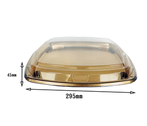 JY-83130 Disposable Plastic Take- away Sushi Box plastic food Customized container box