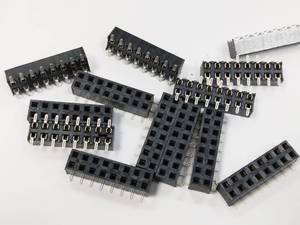 Conector de Placa a Placa Samtec SMM-108-02-S-D de 16 Posiciones, Paso de 2 mm, Doble Fila, Tipo SMT, Dorado - Product Image 3