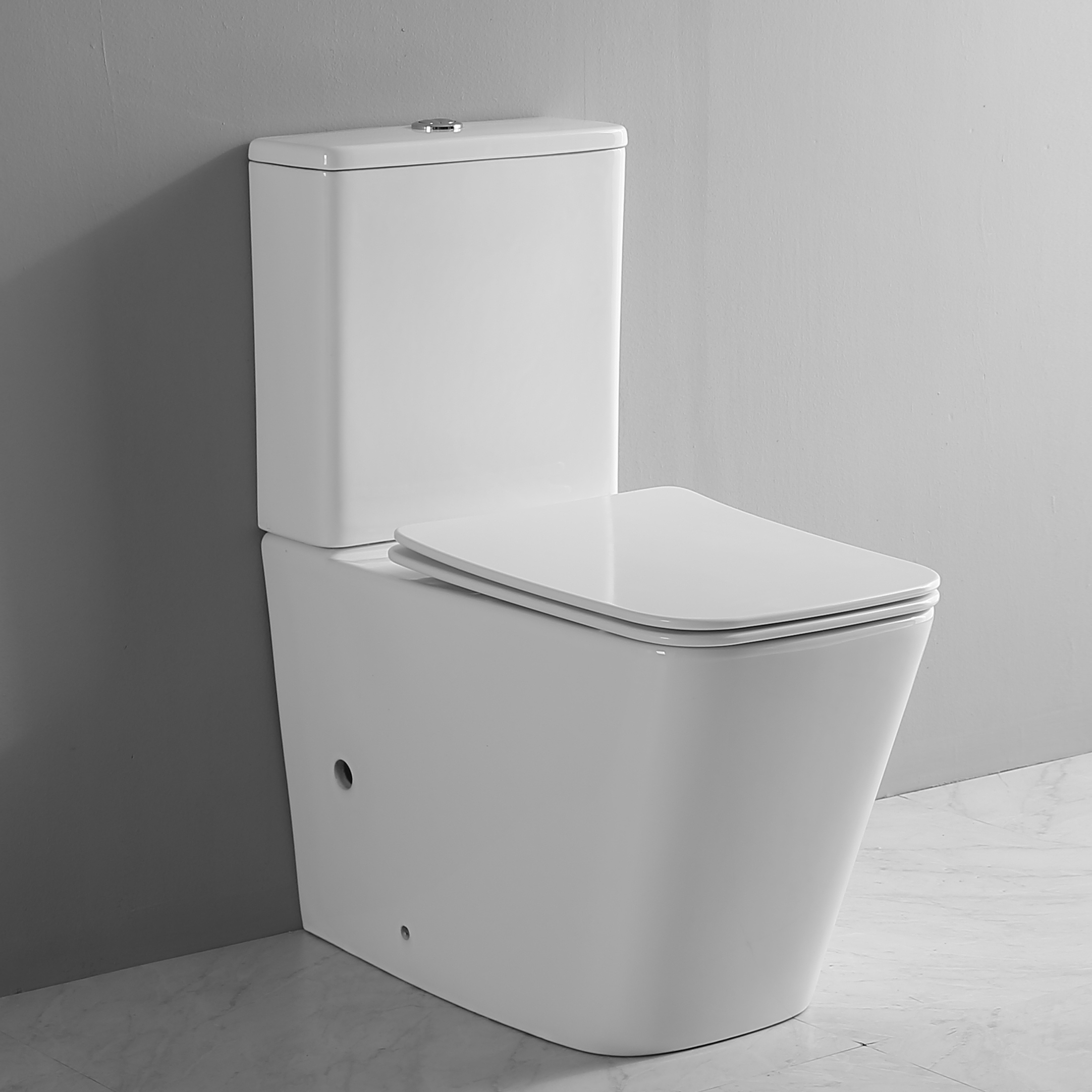 Санитарная посуда без оправы, керамическая унитаз, напольная чаша, унитаз, керамический водяной знак, двухкомпонентный туалет, туалет с замкнутым сливом