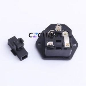 S-03F-11-4 AC Power Connector Connector IEC 320-C14 1 3 Panel Mount - Product Image 2