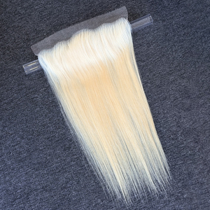 613 #   13x4 pour fermeture frontale en dentelle droite, cheveux humains vierges Remy brésiliens, 10-22 pouces - Product Image 4