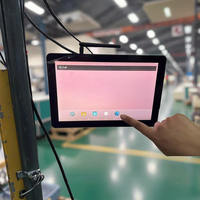 Monitor Layar Sentuh Industri Tahan Air Luar Ruangan dengan Kecerahan Tinggi dan Rasio Aspek 4:3, Antarmuka USB DVI Serial - Baru
