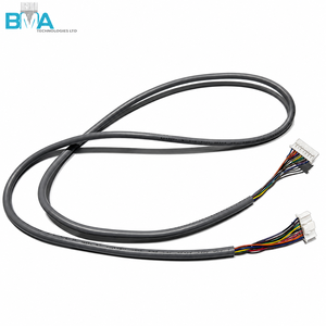Kabel Harness JST PH 2.0mm Pitch 8Pin 460mm UL2464 26AWG 8-Core dengan Selubung Abu-abu dan Ujung Berlapis Timah 5mm untuk PCB - Product Image 2