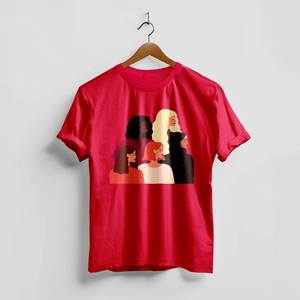Maglietta con Grafica 'Empowered Women' per la Giornata della Donna, T-Shirt Casual in 100% Cotone, Vestibilità Regolare, Collo Tondo, Manica Corta, Design Stampato - Product Image 3