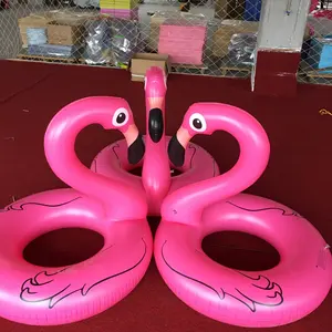 OBL 2023 Hot Selling Flamingo Pool Floats For Adults Inflatable Animal Swimming Tubes For Adults Water Play Beach Swim Ring Kids