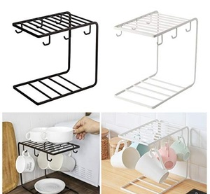 Metal Wire <b>Mug</b> Holder Kitchenware Storage Wall Mounted Made in India Commercial Buyer High Quality Bulk Quantity Unique Modern - Product Image 2