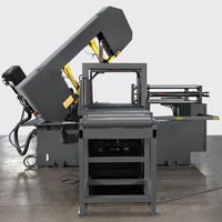 Scie à ruban CNC TA-35NC à angle variable ±45 degrés, machine de découpe automatique hydraulique pour métaux, scie à ruban pour acier