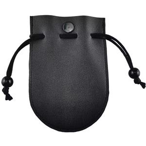 Custom Dust Proof Storage <b>Bag</b> Bundle Pocket <b>Waterproof</b> Headphone <b>Bag</b> Pu Leather Gift <b>Drawstring</b> Jewelry Pouches - Product Image 1