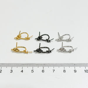 Accessoires en argent S925 pour la création de bijoux, plateau vide avec perles rondes de 8 à 12 mm, boucles d'oreilles pendantes tendance 22227 - Product Image 4