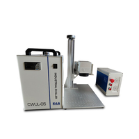 Imprimante à logo laser Gobos Marqueur laser UV 3w 5w Jpt Machine de marquage laser portable pour l'impression sur bouteille en verre