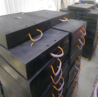 Plaque de support de pied de grue avec service de coupe en PE UHMWPE résistant à l'usure
