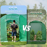Serre extra-large écologique en gros, serre de jardin, serre à structure métallique pour protéger les plantes