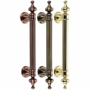 Manijas de Puerta Estilo Europeo de Acero Inoxidable con Acabado en Oro Rosa de 800, 1000 y 1200 mm para Uso en Puertas Interiores - Product Image 4