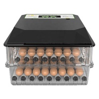 Petit incubateur populaire 128 d'oeufs Mini incubateur de volaille à usage familial portable en Europe et aux États-Unis